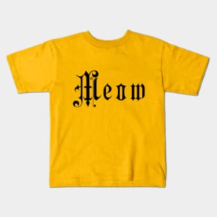 meow Kids T-Shirt